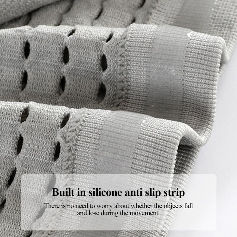 Men Women Running Waist Bag Large-capacity Breathable Non-slip Phone Holder Belt Bag For Outdoor