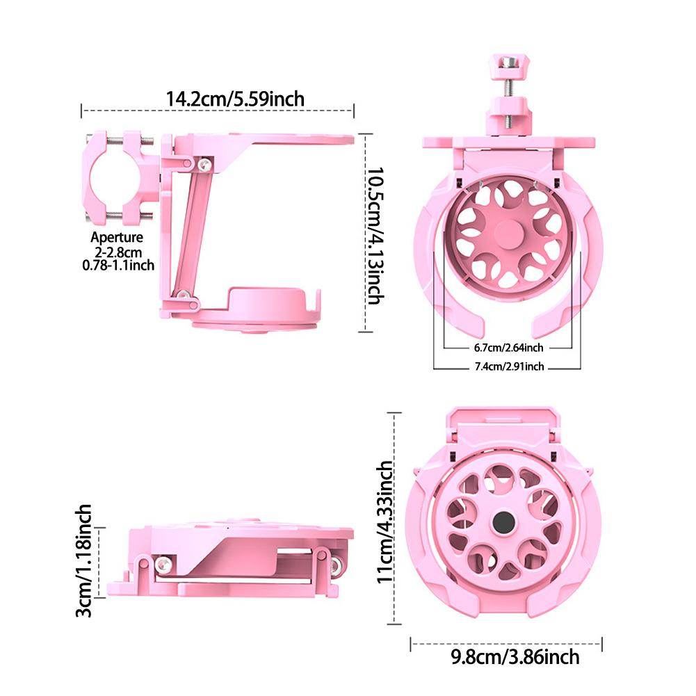 Foldable Motorcycle Cup Holder Bike Water Bottle Mount Adjustable Drink Cage Holder for Collapsible Beverage Bracket for E-Bike