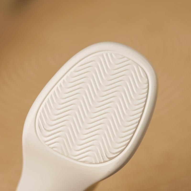 Mode Damen neue Leder Rindsleder Sommer dicke Sohle wasserdicht Plateau High Heels dicke Absätze atmungsaktiv hohle Zehe Mueller Sandalen