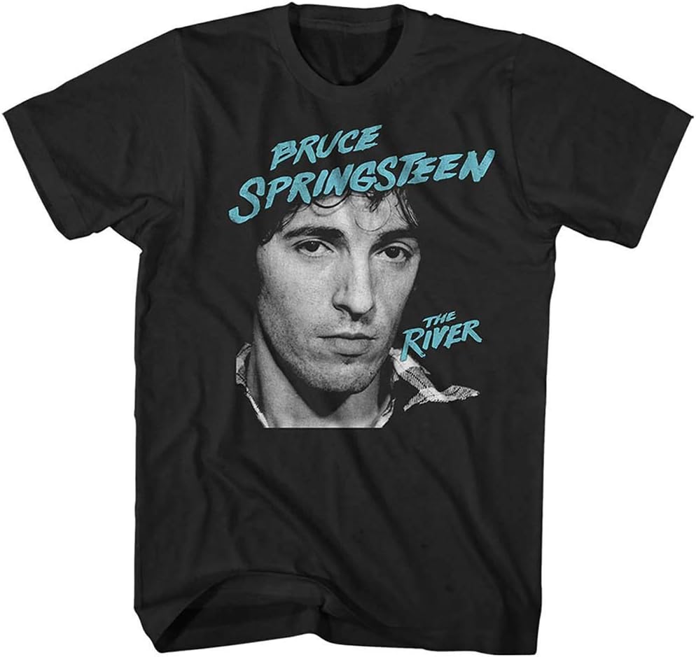 Мужская футболка Bruce Springsteen River 2016, приталенная, черная S разноцветный