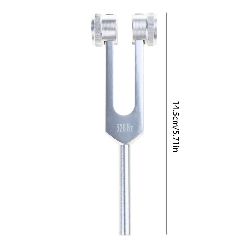 Stimmgabel 528Hz Stimmgerät Chakra zur DNA-Reparatur Klangheilung Tragbares Schlägel Stimmgabel-Set Verwendet für Mädchen/Jungen/Eltern