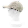 Excellent BALMAIN Cap Monogram Jacquard Baseball Cap Hat Beige Linen Mens  Used