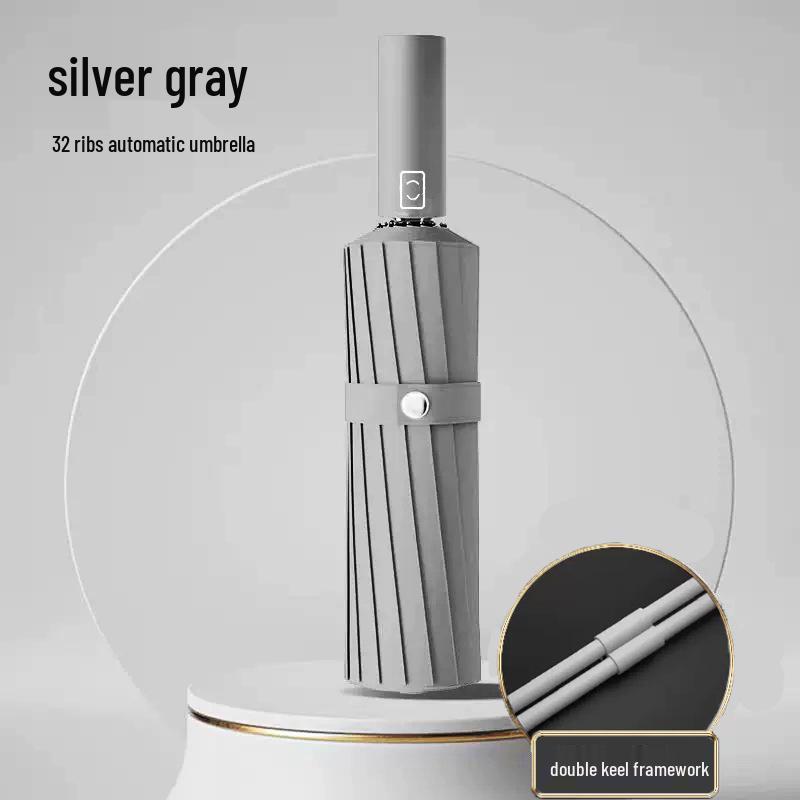 72-Rib Automatic Windproof UV Protection Umbrella: Extra Large, Foldable, Rain or Shine