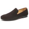 2025 New Luxury  Fashion  Suede Driving Shoes Men Casual Loafers Business Formal Dress Footwear Zapatos Hombre