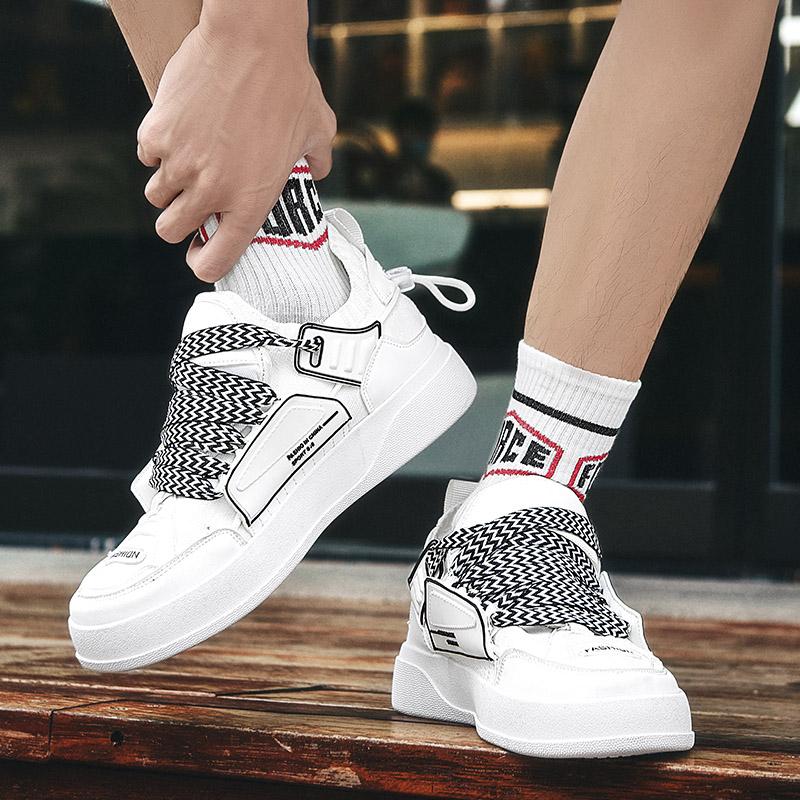 Trend Cool Easy Matching Board Shoes Green Sneakers Men Casual Sneakers Street Youth Skateboard Shoes Designer Skateboarding