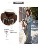 2026 Spring/Autumn Women's Lace Patchwork Denim Suit with Frog Buttons - Stylish Two-Piece Set