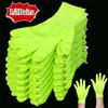 Mănuși Verde Fluorescent Strălucesc în UV Mănușă Neon Accesorii Petrecere Neon Strălucesc sub Lumină UV Petrecere Tematică UV Pentru Decor Aniversare
