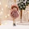 Christmas Party Decoration Cute Plush Doll New Year Gift Family Christmas Ornaments Tree Home Party Decoration Creative Supplies