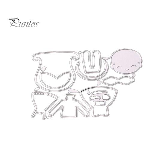 

Милые девушки резки металла штамп альбом DIY Скрапбукинг Декор тиснение трафарет серебряный