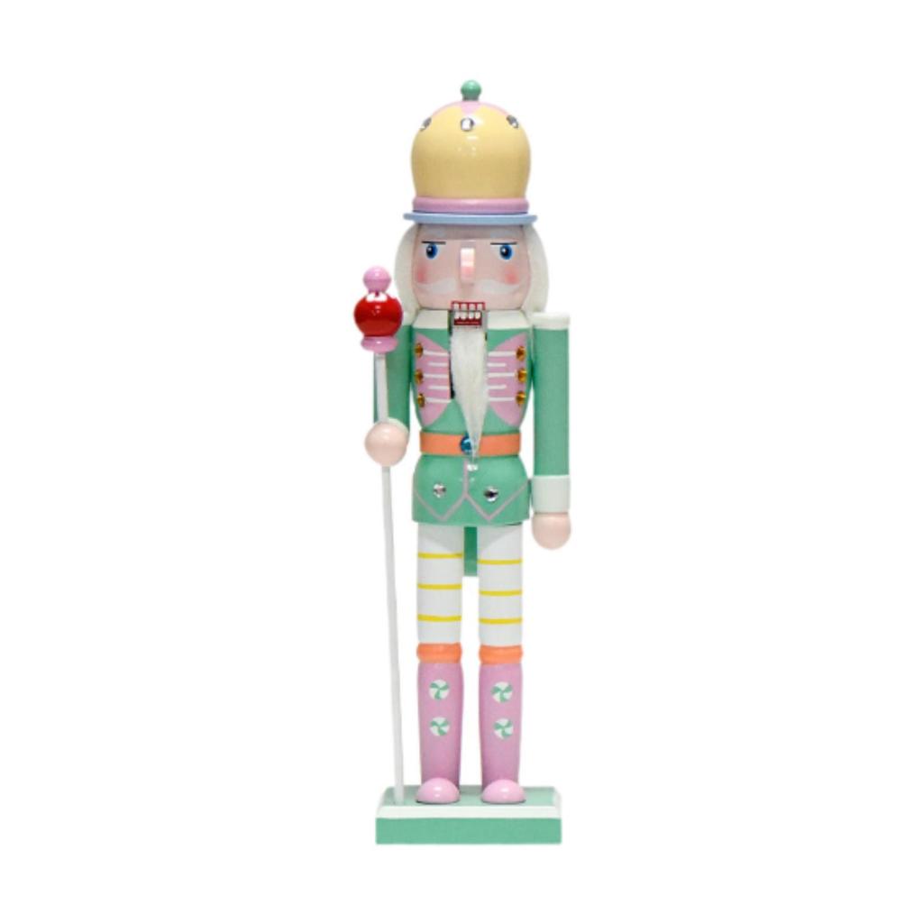 Wooden Nutcracker Ornament,Desktop Decoration,Kids Toy, Holiday Present Christmas Doll Nutcracker Crafts for Home Christmas