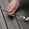 4-Piece 8-Inch Long Handle Coffee Spoons, Coffee Stirrers, Iced Tea spoon,Ice Cream Spoon, Cocktail Stirrers, Premium 18/10 Stainless Steel Cocktail