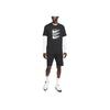 Nike Logo Print Crew Neck Loose Short Sleeve T-Shirt Men Tops Black DZ5173-010