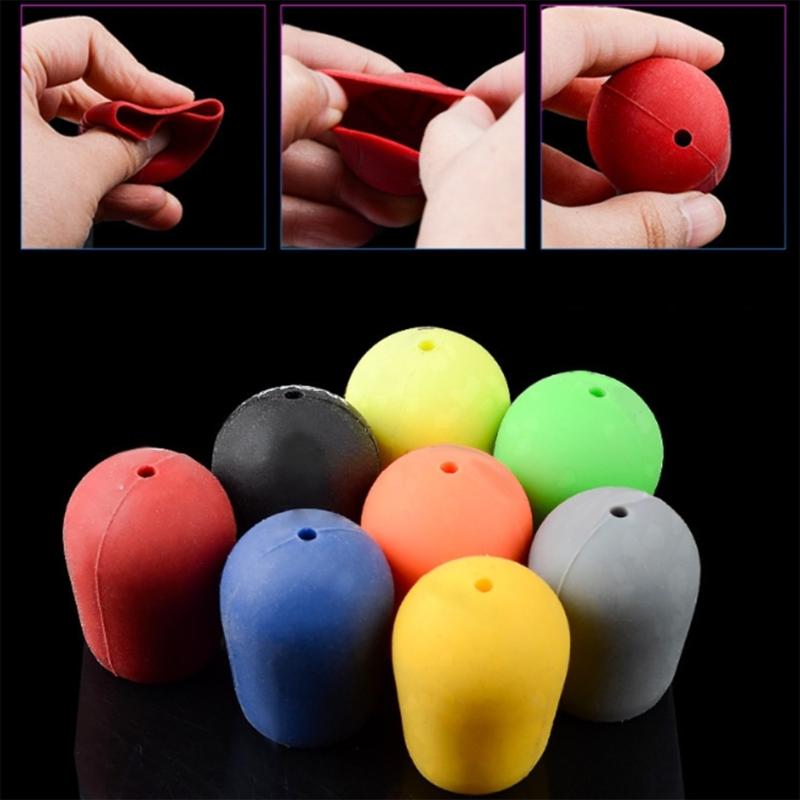 Silicone Rod Bottom Protector Fishing Rod Handle Protective Case Replacement Fishing Rod End Cover Butt Cushions Enduring