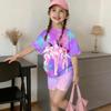 Kleinkind Baby Mädchen Jungen Lockerer Print T-Shirt+Hose Print Outfits Set