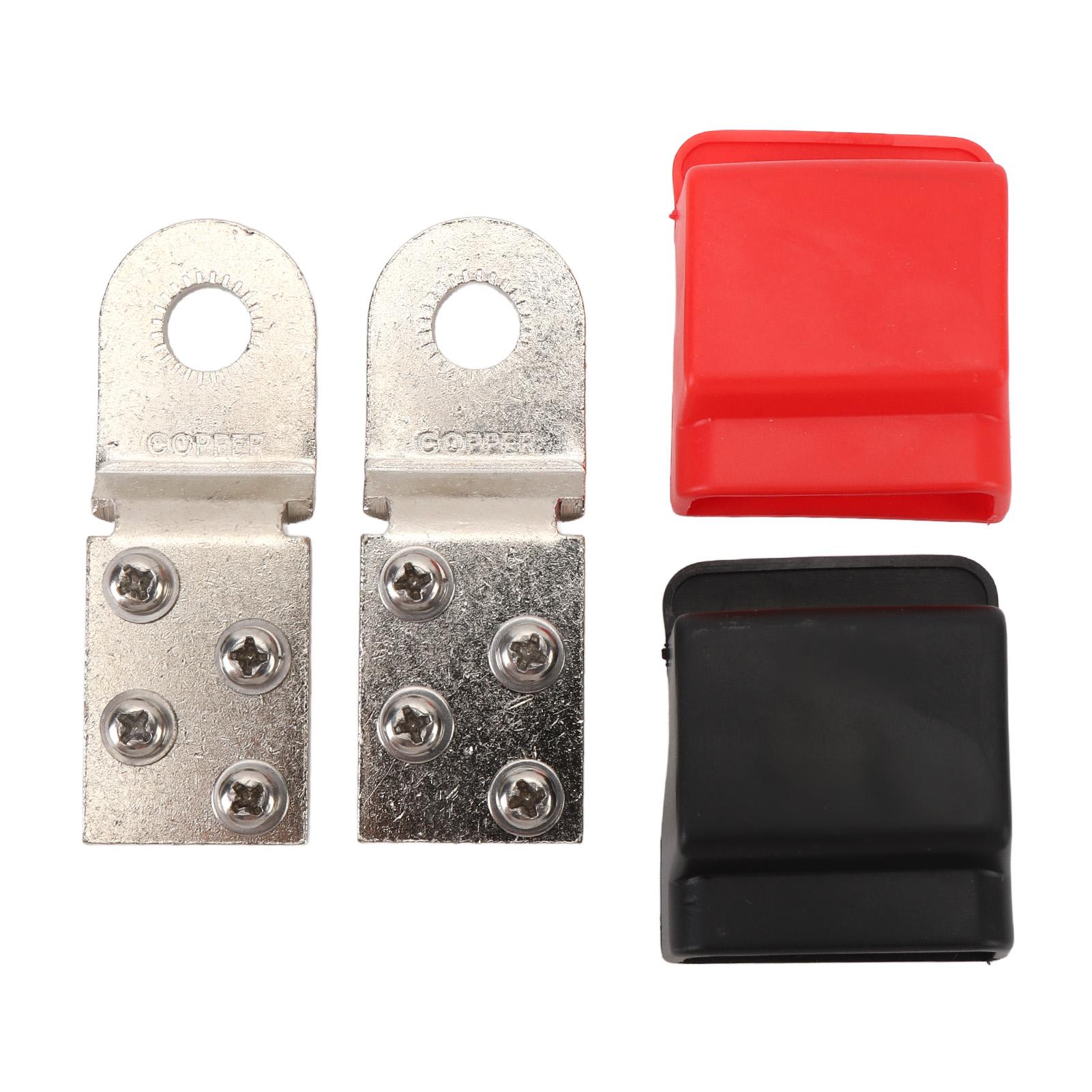 

Пара 2340 клеммных шин для аккумулятора DC32V 100A для автомобилей, автофургонов, лодок, грузовиков, красных и черных