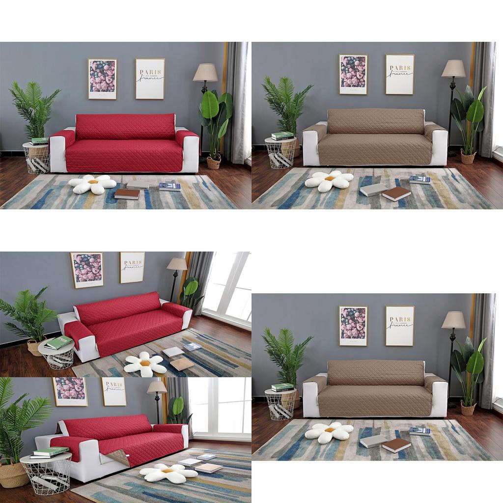 Strapazierfähiger Und Eleganter Waschbarer Sofa-Überwurf Mit Rutschfestem Armlehnendesign