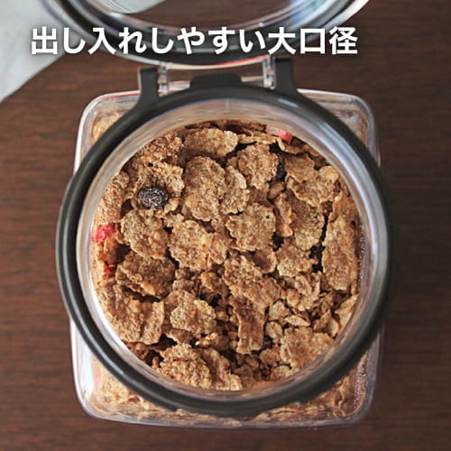 [.co.jp Exclusive] [Official] Takeya Freshlock Storage Containers, Set of 4, Square, 300ml, with Spoon, Airtight, Refrigerator-Safe, Perfect for Prote