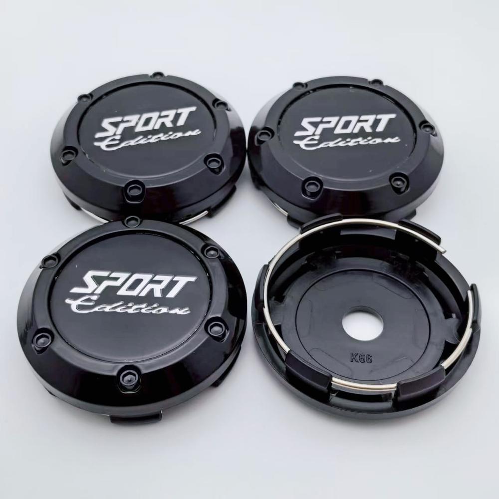 4ks 66mm Sportovní Edice Logo Znak Odznak Krytky Středů Koleček do Ráfků Kryt Středu Náboje Kryty Nábojů Koleček Náhradní Autodoplňky