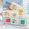 New Dopamine Cute Removable Card Bag High Value Pencil Bag Small Fresh Korean Ins Large Capacity Stationery Bag