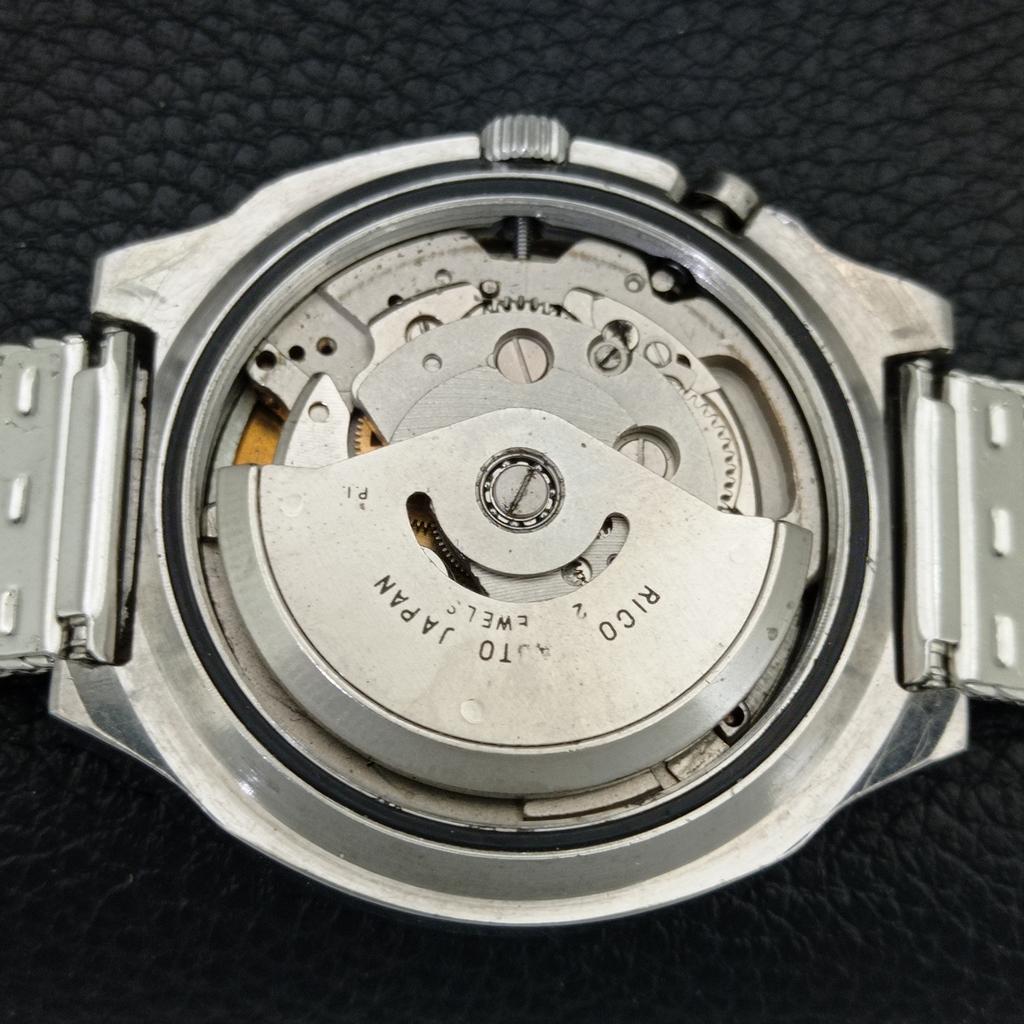 VINTAGE RICOH R31 AUTOMATIC JAPAN MENS BLUE COLOR DIAL WATCH a707699-1