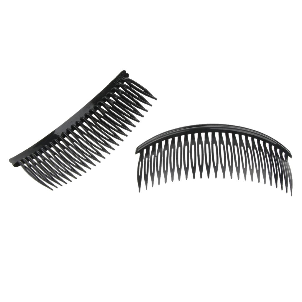 12 Pcs Women Practical Plastic Comb Hair Clip Clamp 29 Teeth Black 12 Pcs Women Practical Plastic Comb Hair Clip Clamp 29 Teeth Black