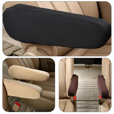 1/2pcs Car Seat Armrest Cover Elastic Cloth Auto Interior Armrest Soft Comfortable Dust Proof Hand Armrest Protector Covers