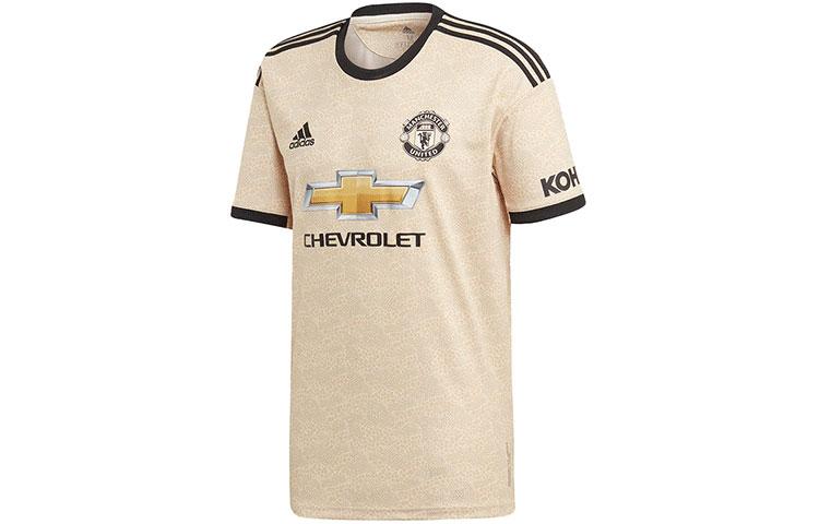 Мужская футболка Adidas Манчестер Юнайтед Футбольная Хаки Средняя ED7388 S