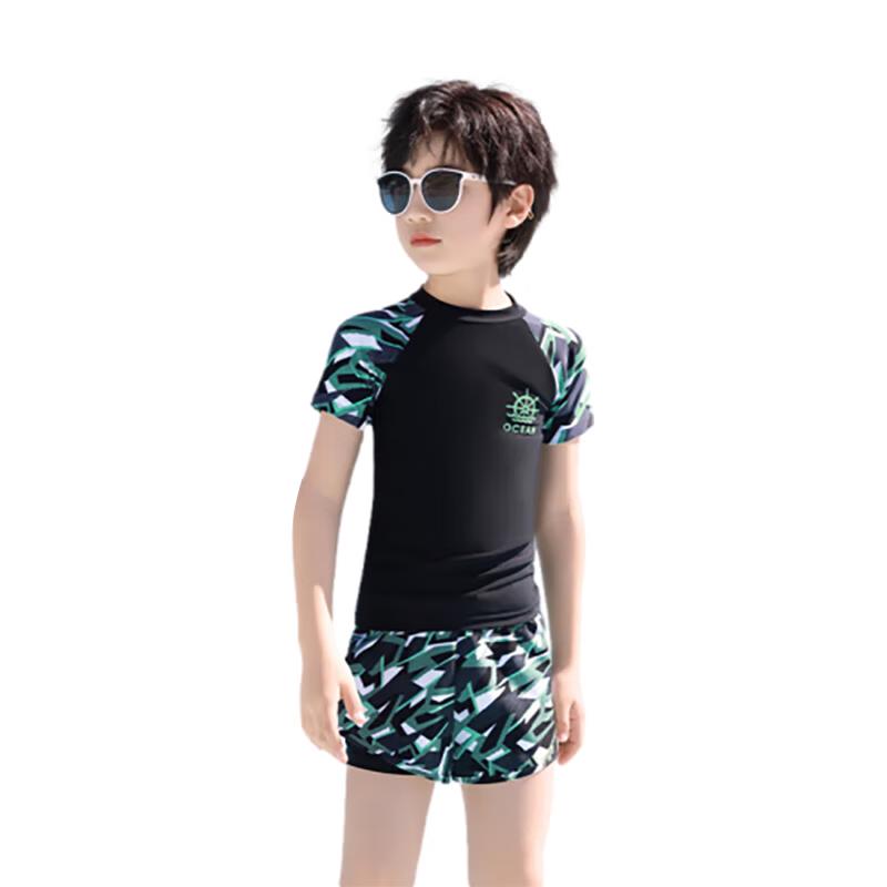 Youyou Boys  One-Piece Rash Guard Swimsuit Set 3XL