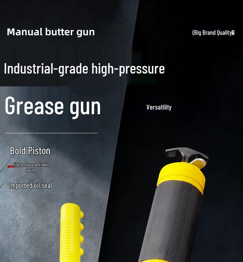 High-Pressure Manual Grease Gun for Construction and Forklift Machinery