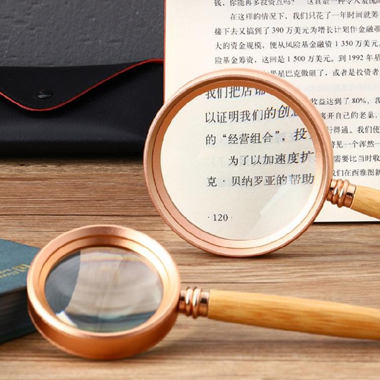 Superior Quality Lightweight Handheld Magnifying Glass With Glass Lens And Lightweight Aluminum Frame For Everyday Use