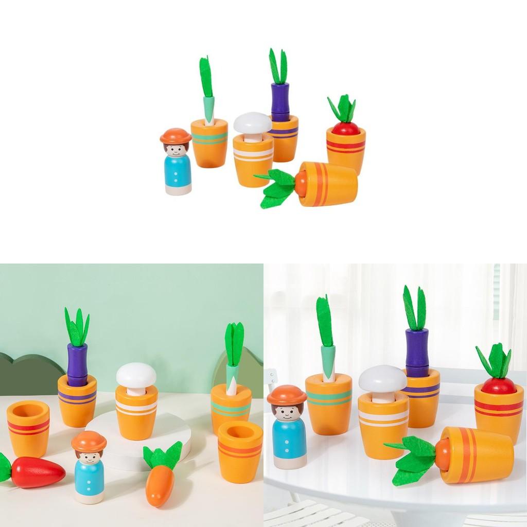 Planting Early Learning Cup Puzzle Toy For Kids Cognitive Recognition Color