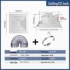 Ceiling-Mounted Silent Ventilation Fan for Kitchen and Bathroom