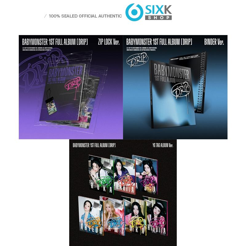 

[Предзаказ] [+Розыгрыш] BABYMONSTER - Цифровой сингл 1-й ПОЛНЫЙ АЛЬБОМ [DRIP(ОСТРЫЙ СОУС)] НАБОР 4ШТ KT4 SET 4EA