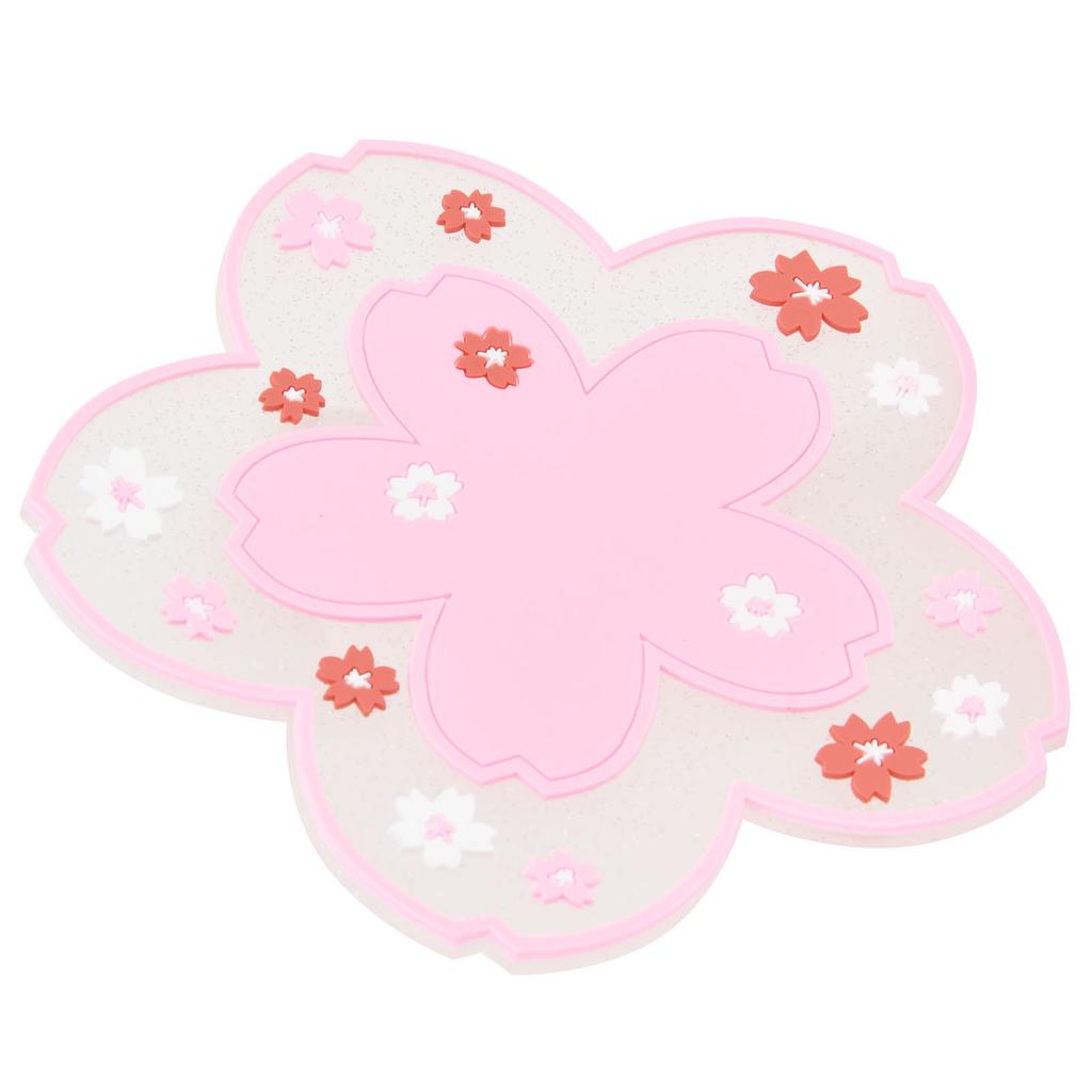 Flower Pattern Coasters Heat Insulation Coaster AntiSlip Cup Mats Tabletop Protection Prevent
