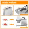 Commercial Meat Dicing and Tenderizing Machine, 110V 450W Heavy-Duty Meat Dicing and Tenderizing Tool,Food-Grade Stainless Steel