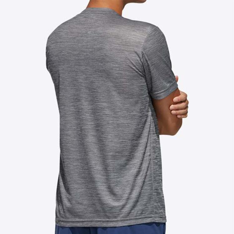 Adidas Training Sports Short Sleeve T-shirt Men Tops Light-Grey FL0326