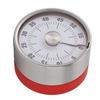 Mechanical Countdown Timer 60 Minute Magnetic Stainless Steel Visual Kitchen Timer for Cooking Kids