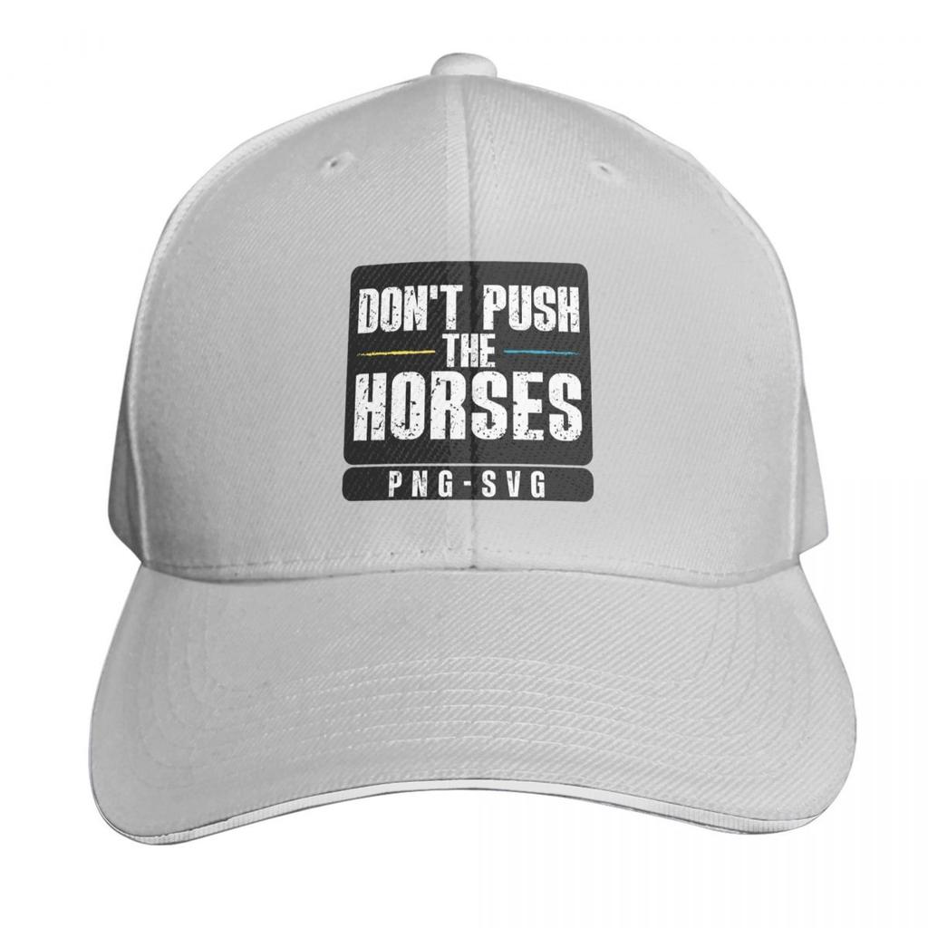 Dont Push The Horses Boxing Cap Fashion Casual Baseball Caps Adjustable Hat Hip Hop Summer Unisex Baseball Hats