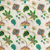 Royal Samt Stoff Polyester Zum Nähen - Motiv Blumenkriecher