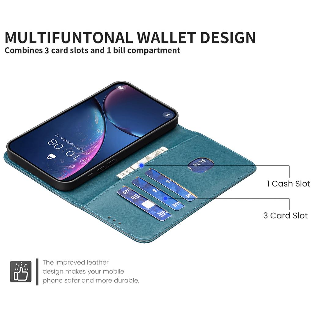 For iPhone 17 Pro Max Phone Case BINFEN COLOR BF17 Wallet Folio Flip Leather Cover