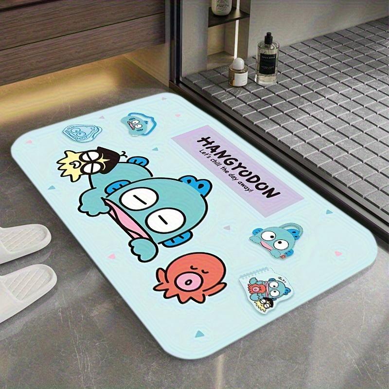 Sanrio Hangyodon Cartoon Floor Mat Carpet Bathroom Pet Room Door Mat Halloween Bathroom Floor Mat Floor Covering Bathroom Mat