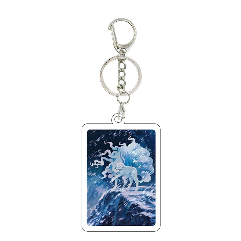 1pc Anime Charizard Mewtwo Gardevoir Cartoon Cool Game Characters Self Made Acrylic Keychain 5cm Pendant Decor Gifts Wholesale