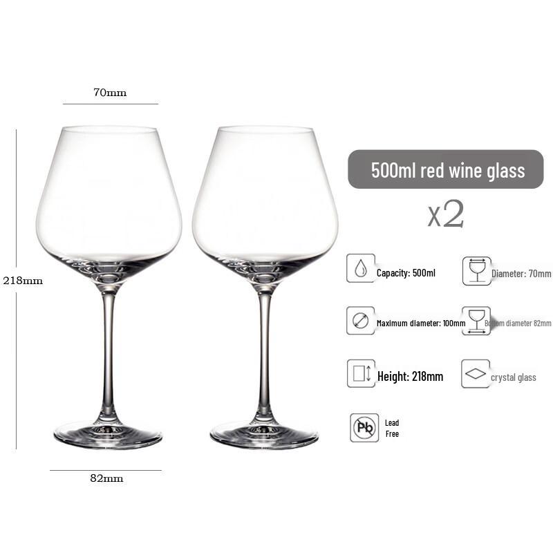 ZISIZ Ручная работа Хрустальный бокал для шампанского