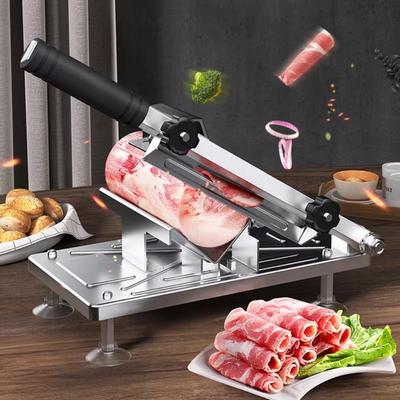 Adjustable Cutting Thickness Meat Slicer Manual Food Slicing Machine Household Meat Cutter  Hot Pot