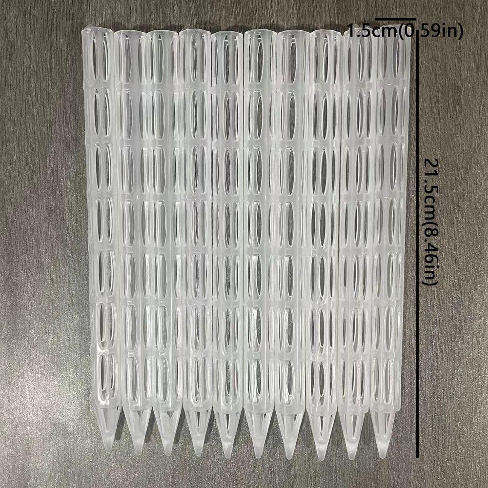 10PCS Plastic Plant Drainage Pipes Transparent Plant Root Ventilation Potted Plants