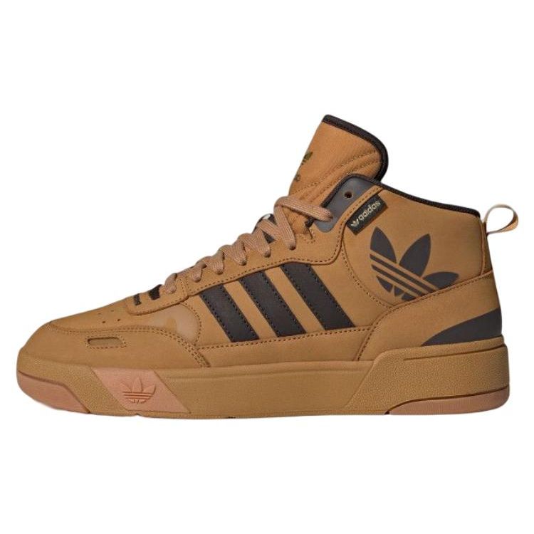 Adidas Originals Skate Leather Casual High-Top Skate Shoes Unisex Sneakers Brown ID1672