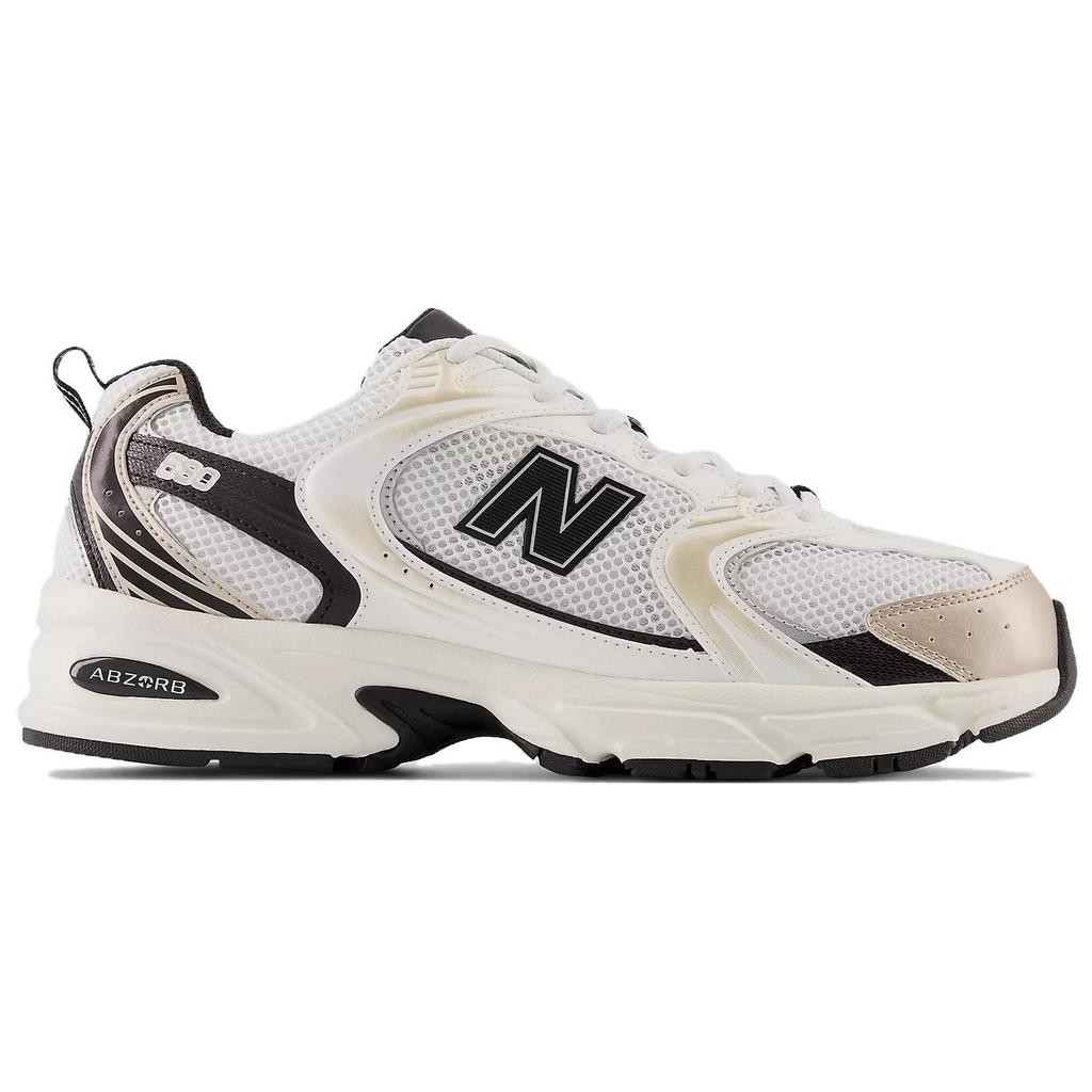 New New Balance 530 White Light Gold Metallic MR530TC