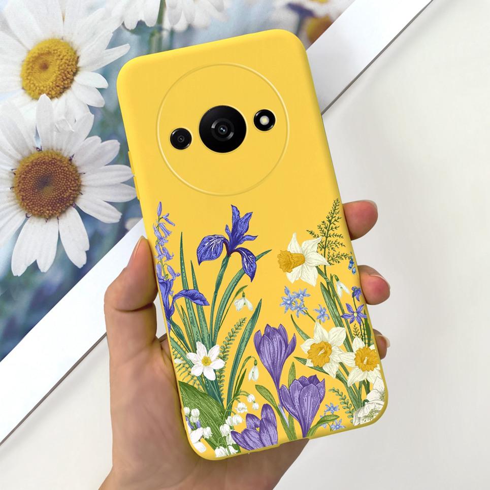 For Funda Xiaomi Redmi A3 Case Women Fashion Girly Flower Butterfly Bumper For Xiaomi Mi A3 Mia3 RedmiA3 Coque Soft Silicone