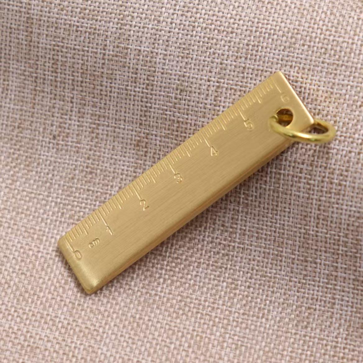 Brass Multifunctional Drawing Ruler Set - Premium Office & Stationery Tools for Drafting, Measuring, and Design