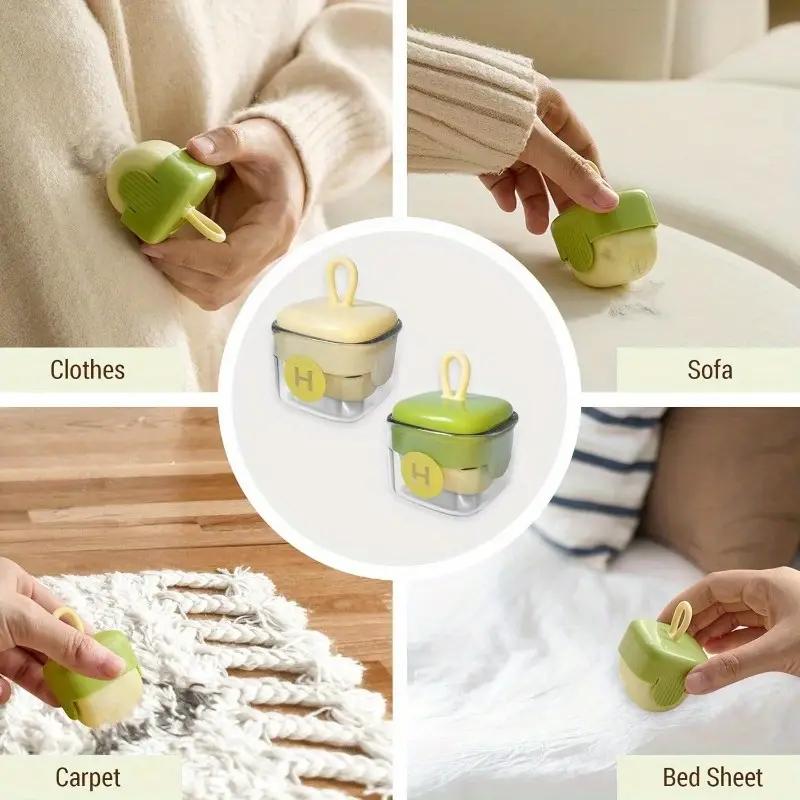Washable Lint Remover Reusable Clothes Hair Sticky Roller Portable Pet Hair Remover Dust Removal Brush For Household Cleaning